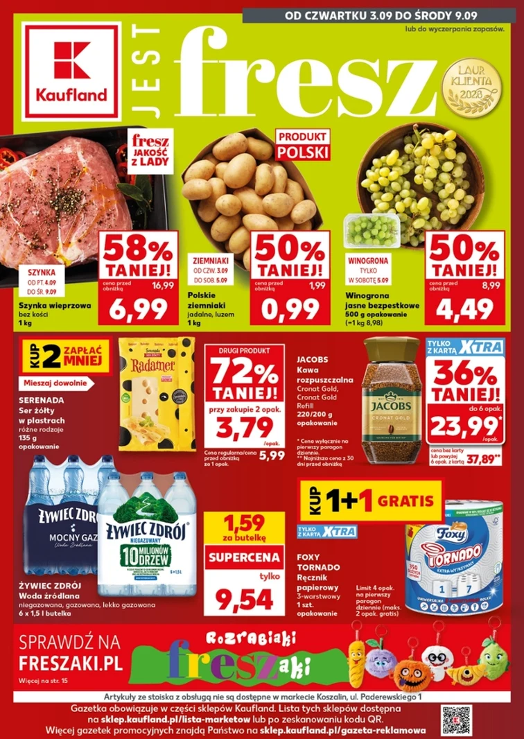 Wrześniowe hity cenowe - Kaufland