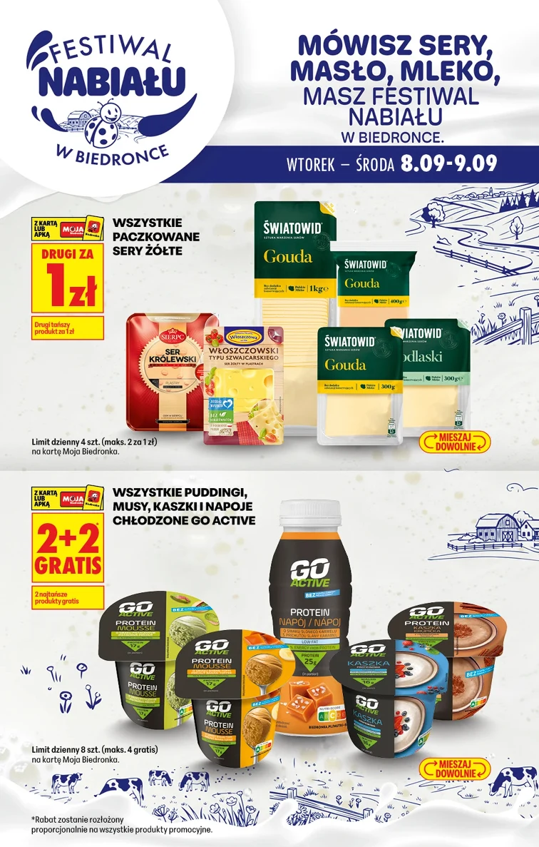 Festiwal nabiału - Biedronka