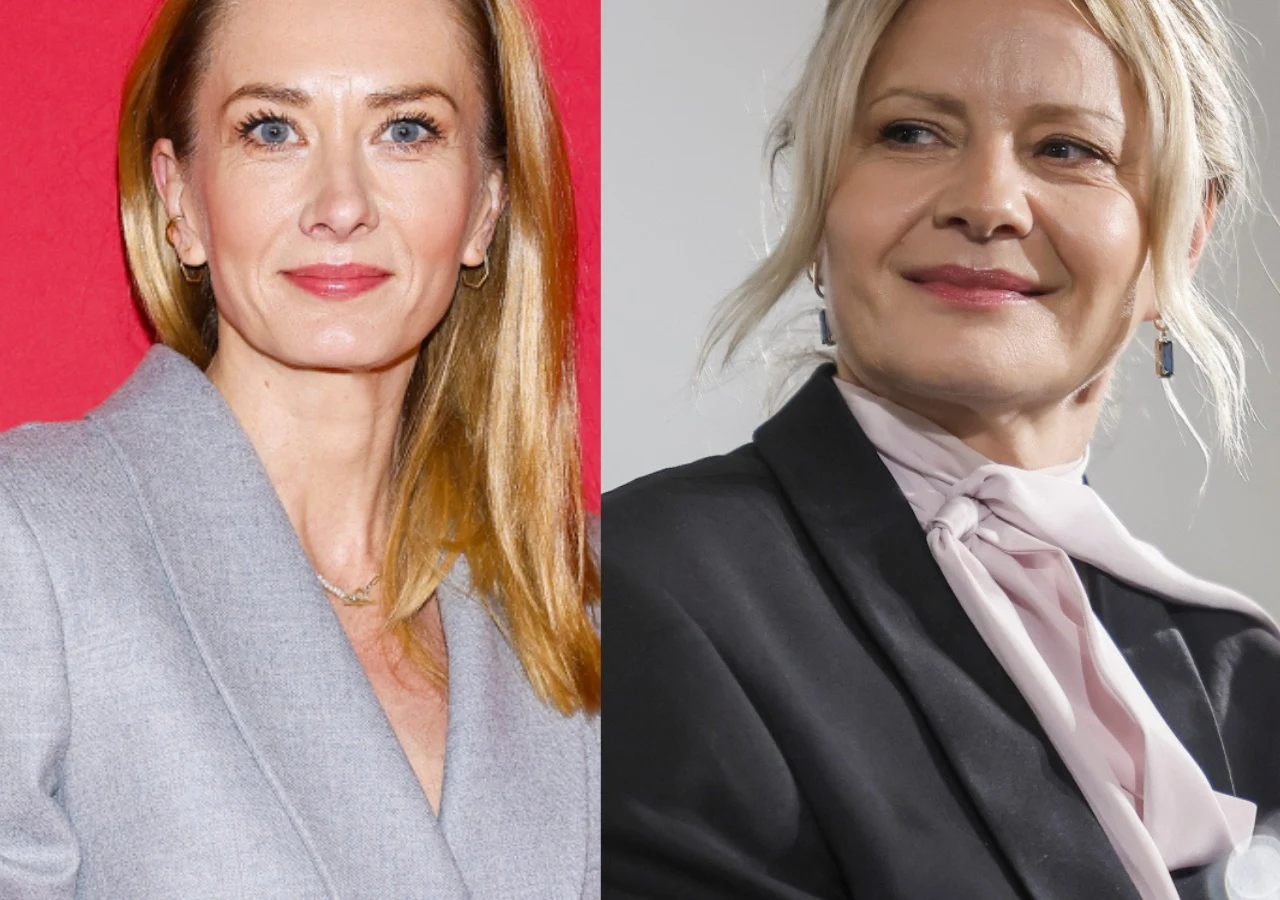 Anita Sokołowska, Małgorzata Kożuchowska Małgorzata Kożuchowska i Anita Sokołowska w eleganckich strojach.