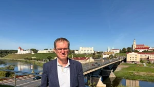 Andrzej Poczobut przekroczył polsko-białoruską granicę, ruszył w kierunku Grodna