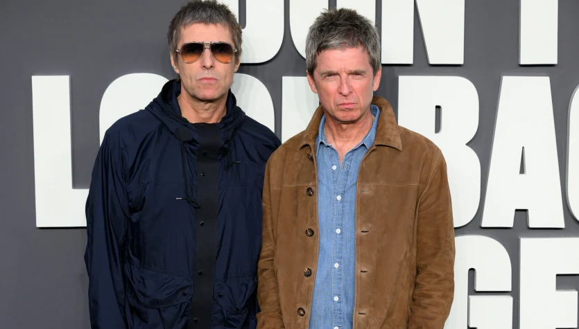 Liam i Noel Gallagherowie z zespołu Oasis