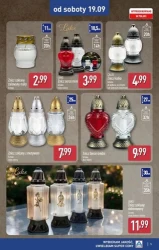 Znicze i dekoracje nagrobne - Aldi