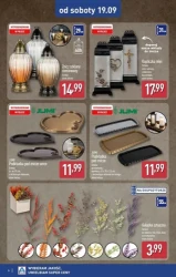 Znicze i dekoracje nagrobne - Aldi