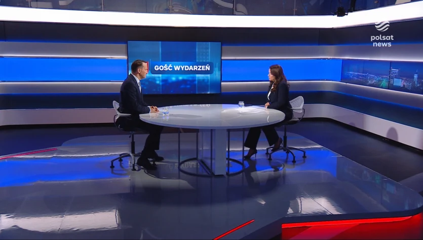 "Popełnia ten sam, co III Rzesza". Sikorski wskazał w "Gościu Wydarzeń" błąd Putina