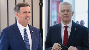 Tomasz Siemoniak spotkał się z szefem CIA (na zdj. John Ratcliffe i Tomasz Siemoniak)