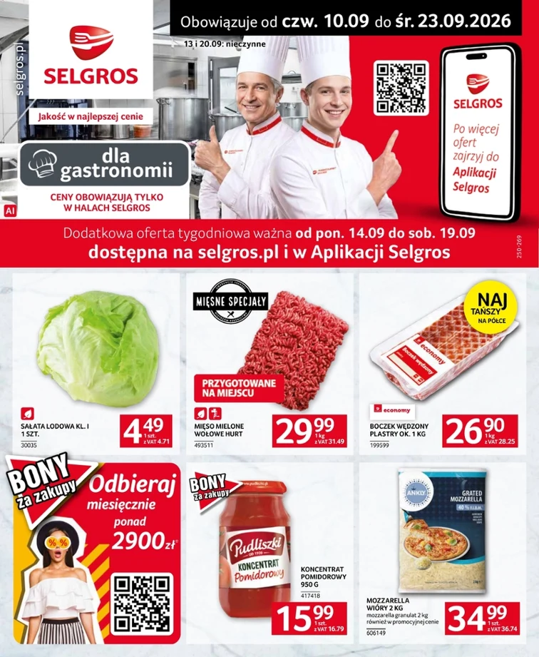 Oferta dla gastronomii - Selgros Cash&Carry