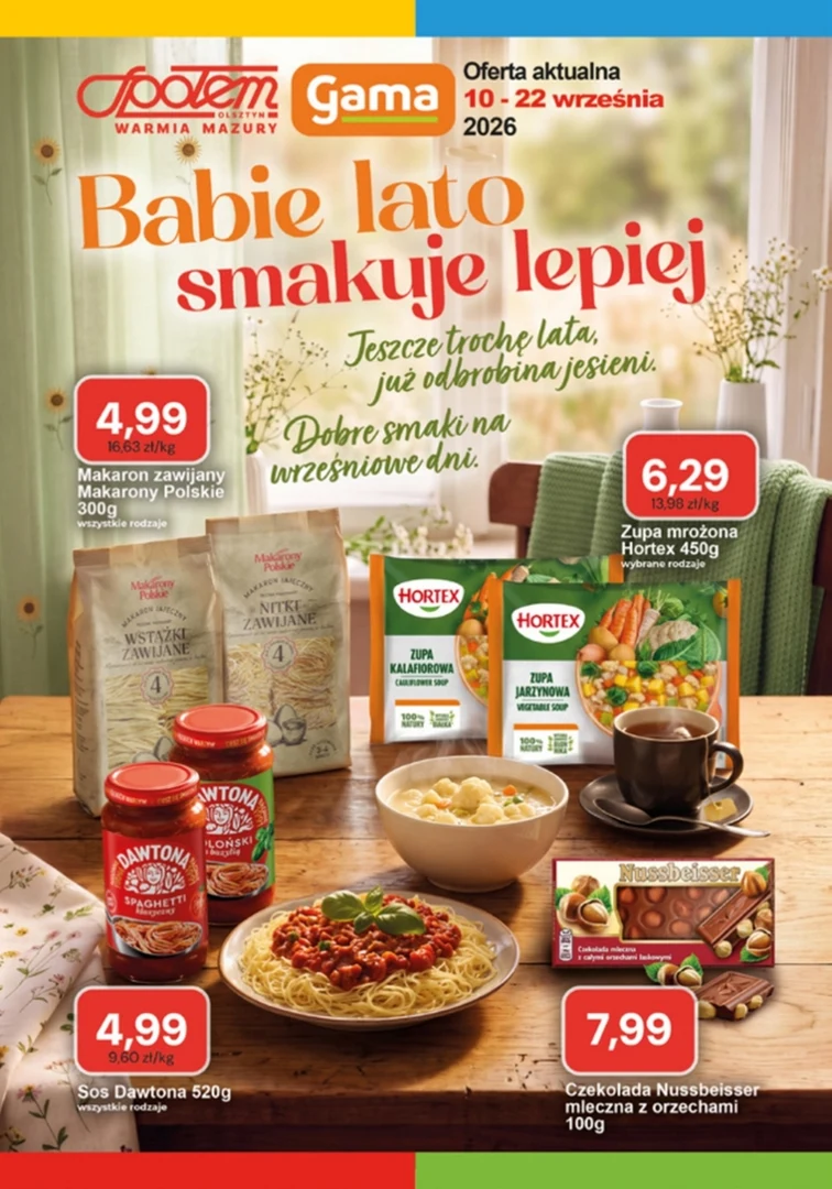 Wrześniowy stół czeka - Społem Olsztyn