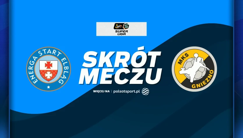 Energa Start Elbląg - Enea MKS Gniezno. Skrót meczu. WIDEO