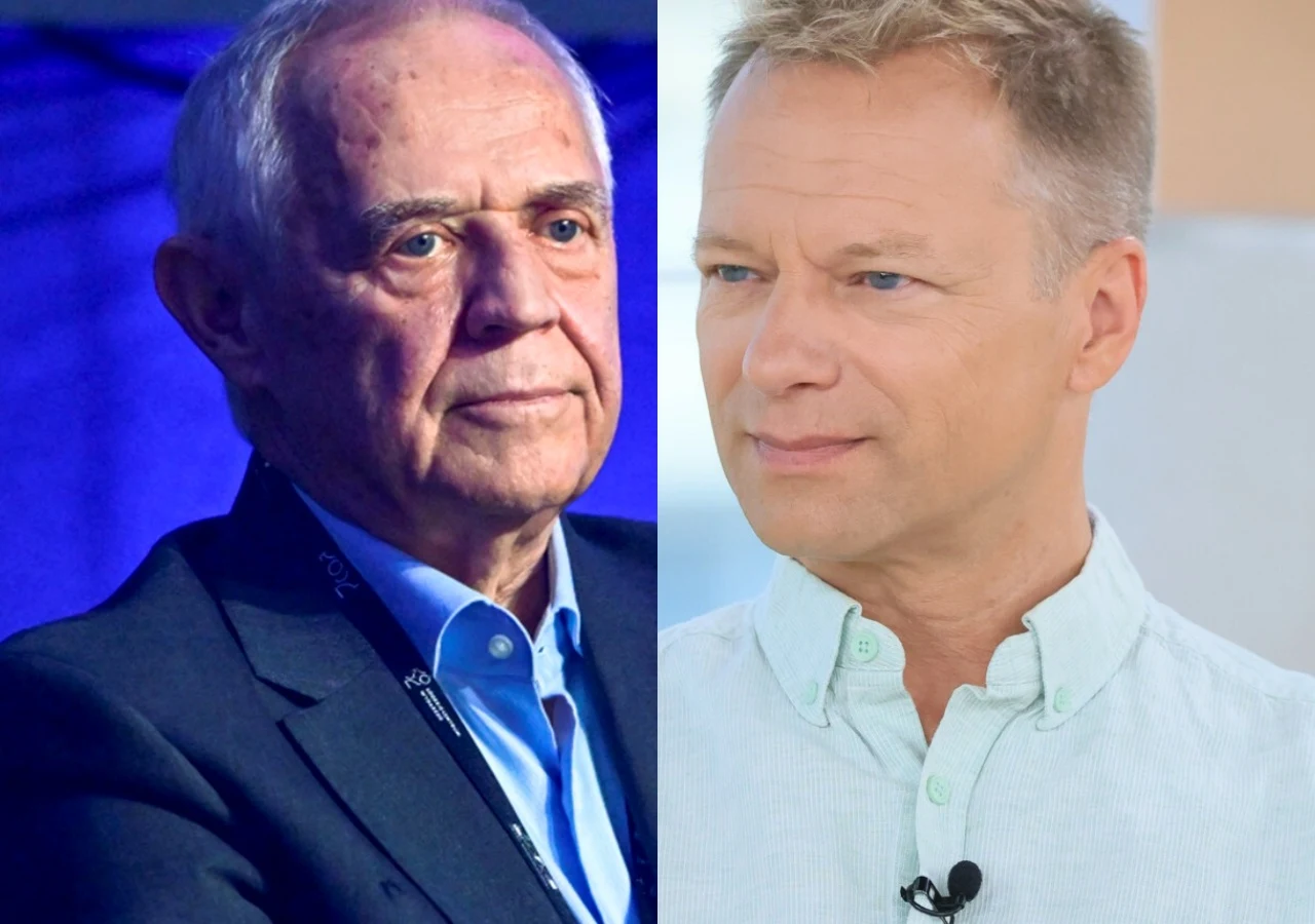 Marek Kondrat, Maciej Stuhr Marek Kondrat i Maciej Stuhr - aktorzy występujący w nowej ekranizacji "Lalki" na zestawieniu zdjęć.