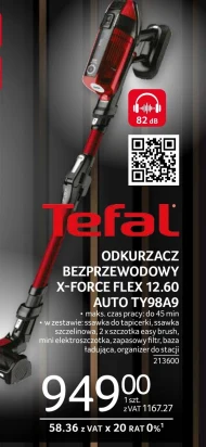 Odkurzacz bezprzewodowy Tefal