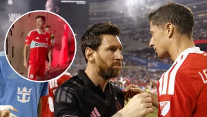 Messi podszedł do "Lewego". Nagrało się. A potem pierwsze takie zakończenie
