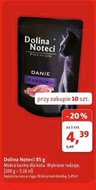 Mokra karma dla kota Dolina Noteci