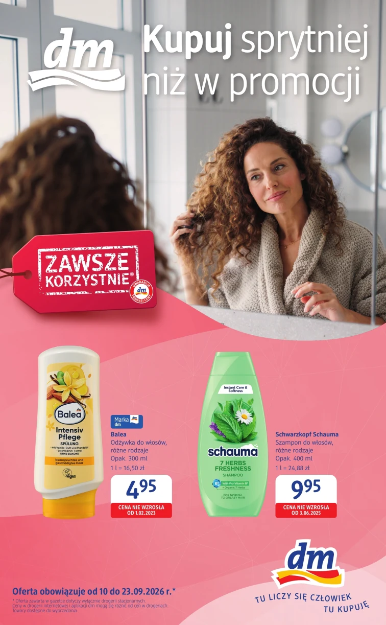 Zawsze korzystnie - Drogerie dm