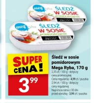 Ryba w sosie pomidorowym