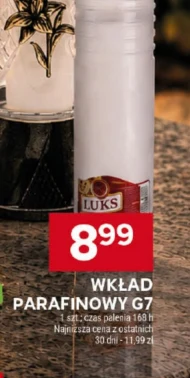 Wkład parafinowy Luks