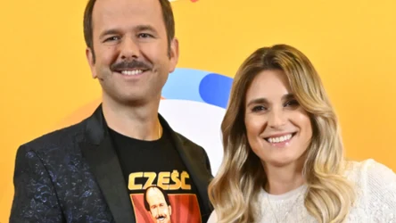 Sławomir i Kajra w studiu "halo tu polsat"