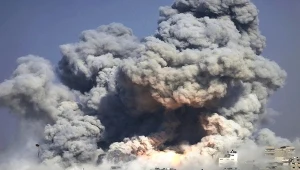 Amerykańskie bomby spadły na Rosjan w Ukrainie. Jest nagranie