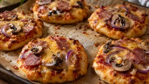 Ekspresowe pizzerinki z paprykowego serka