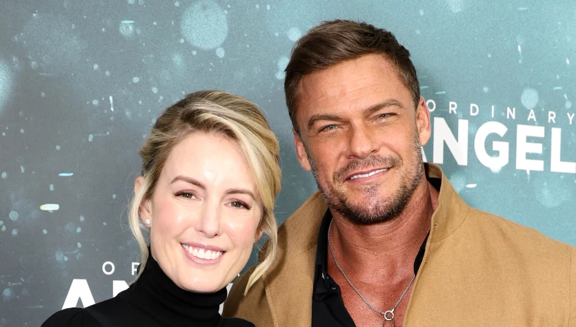 Catherine i Alan Ritchsonowie w 2024 roku