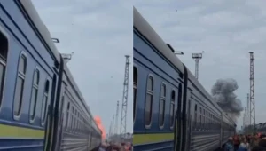 Atak na pociąg w pobliżu granicy polsko-ukraińskiej
