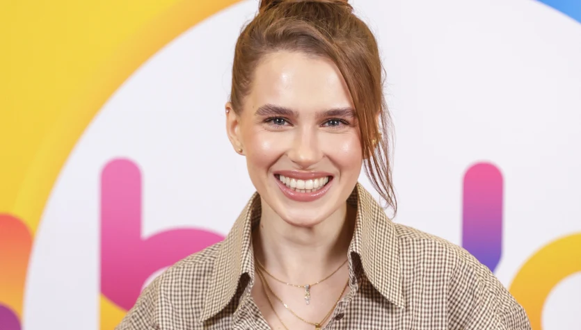 Anna Maria Sieklucka w "halo tu polsat"