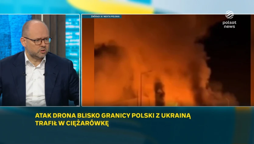 "Śniadanie Rymanowskiego". Atak przy polskiej granicy. "Należy kontynuować politykę wspierania Ukrainy"