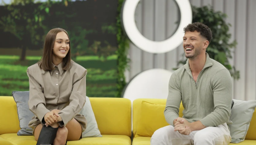 Daria Syta-Grobelna i Jasper Sołtysiewicz w programie "halo tu polsat"