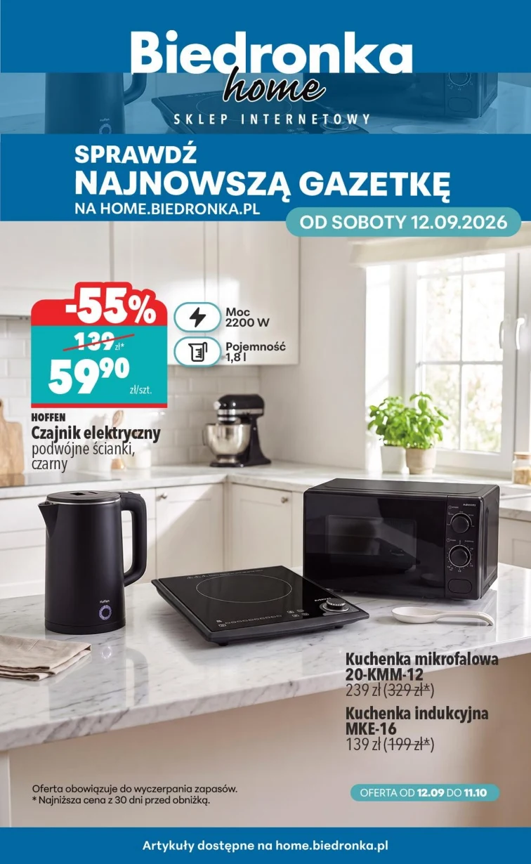 Do -55% na AGD - Biedronka