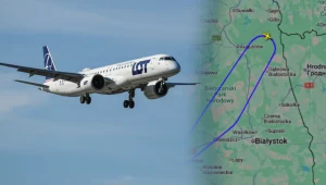 Samolot Polskich Linii Lotniczych LOT musiał zawrócić podczas rejsu do Wilna