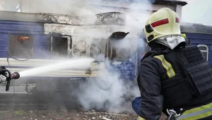 Byłem w pociągu z Borisem Johnsonem, kiedy nadleciały rosyjskie drony