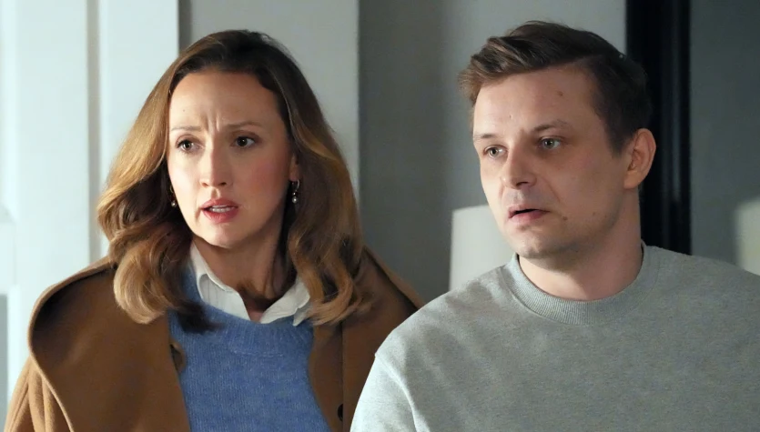 Hubert (Marek Molak) i Asia (Anna Gzyra) poznają prawdę o pani Lucynce