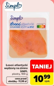 Łosoś w plastrach Simpl