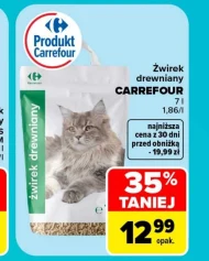 Żwirek drewniany Carrefour