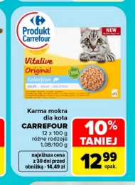 Mokra karma dla kota Carrefour