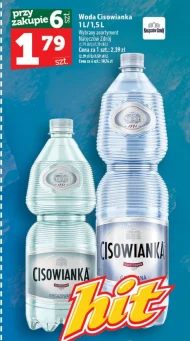 Woda Cisowianka