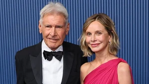 Harrison Ford i Calista Flockhart na gali Emmy