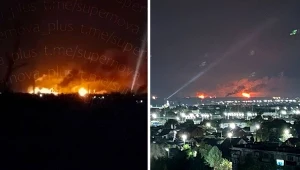 Na niebie zaroiło się od dronów. Seria ataków, Kijów uderzył w Rosji