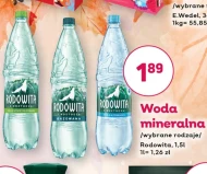 Woda mineralna Rodowita