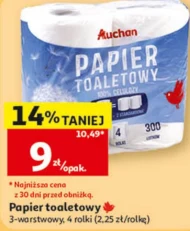 Papier toaletowy Auchan