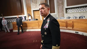 Admirał Brad Cooper, który miał zorganizować tajne spotkanie w Niemczech