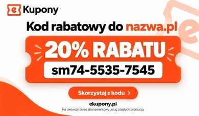 Aktualny kod rabatowy do nazwa.pl