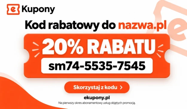 Aktualny kod rabatowy do nazwa.pl