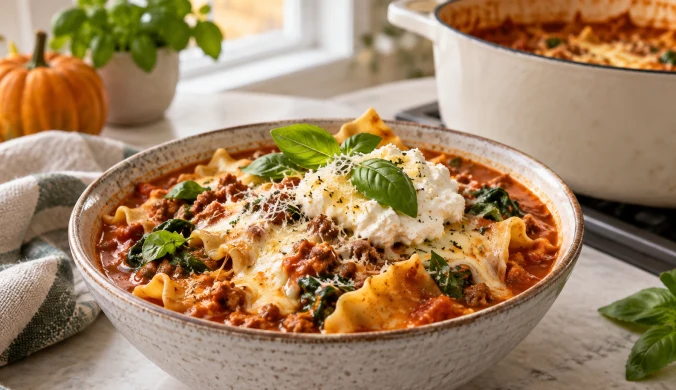 Lasagne bez piekarnika i bez przekładania. Jeden garnek wystarczy