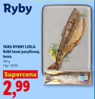 Łosoś Targ rybny Lidla