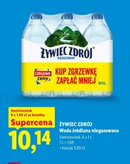 Woda niegazowana Żywiec zdrój