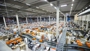Centrum logistyczne zakupów online Zalando w Erfurcie w Niemczech