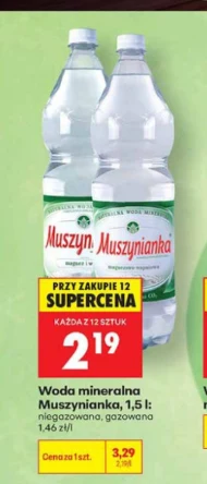 Woda niegazowana Muszynianka