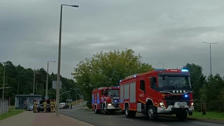 Zderzenie trzech aut osobowych na ul. Solidarności w Grudziądzu