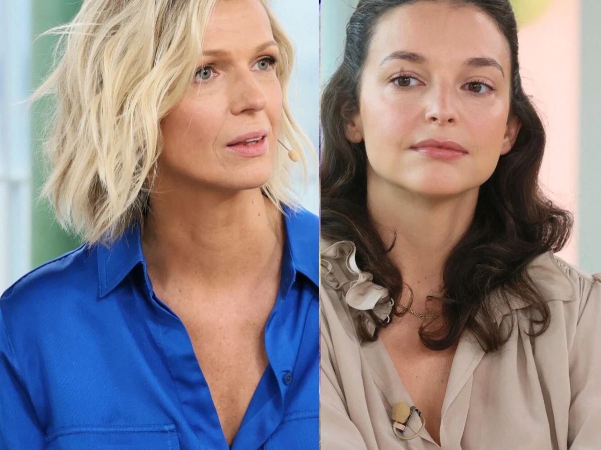 Magda Mołek, Maria Dębska Magda Mołek podczas wywiadu z Marią Dębską na temat filmu Lalka.