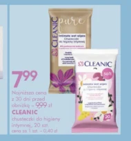 Chusteczki higieniczne Cleanic